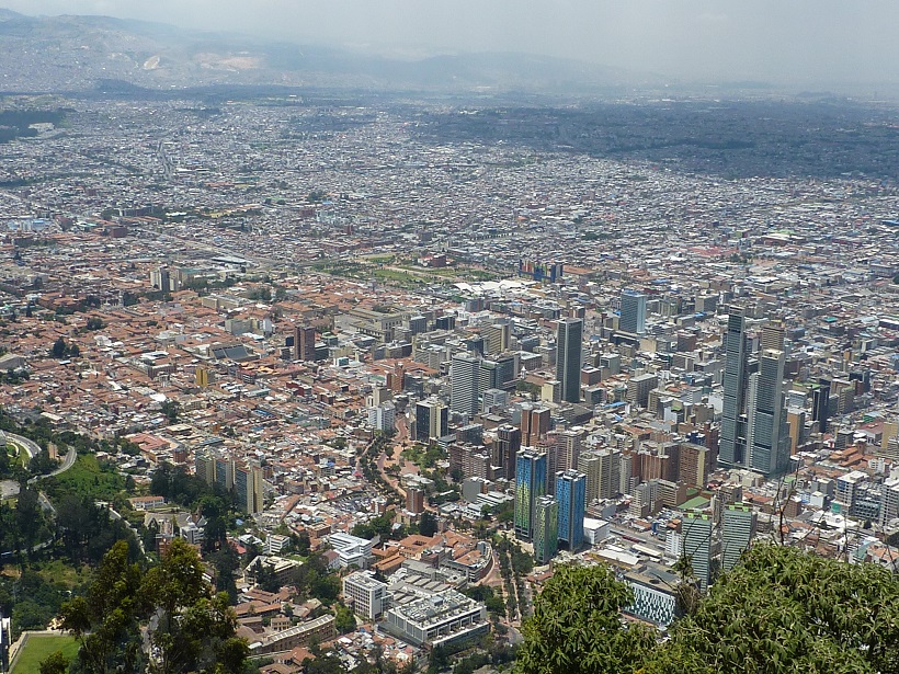 Bogota in Colombia, setting for the Colombian kebab