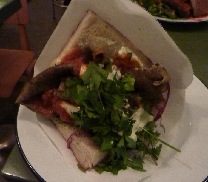 Lamb kebab in bread from Doner Harju