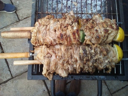 No chickens were harmed in the making of this kebab - they were dinobirds!