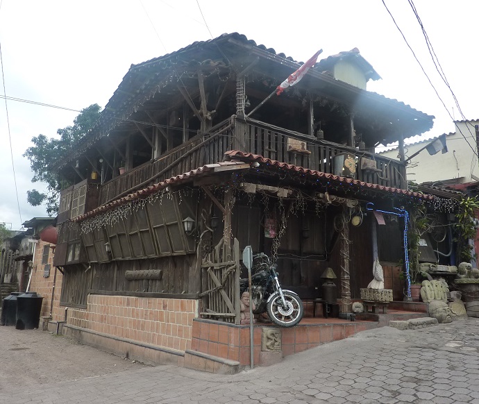 Site of the kebab restaurant in Copan Ruinas, Honduras