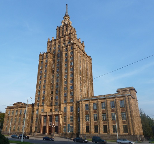 Soviet tower in honour of Stalin