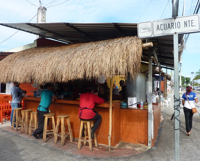 Mexican kebab shop in Tulum