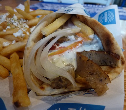 Chicken and lamb gyros sounds so good