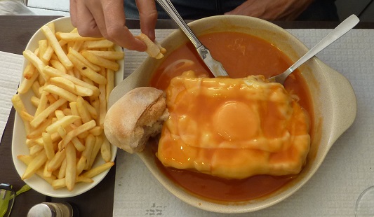 Not a kebab: it's a Francesinha from Porto, Portugal