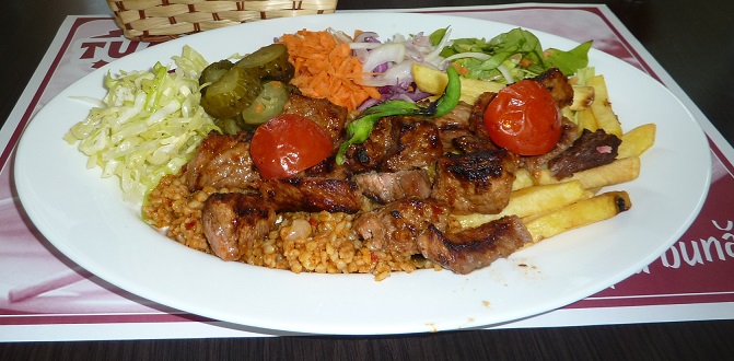 Turkish kebab in Romania