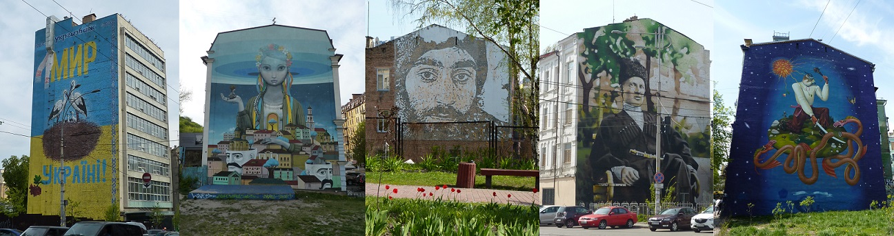 Kiev is a modern European capital, complete with street art