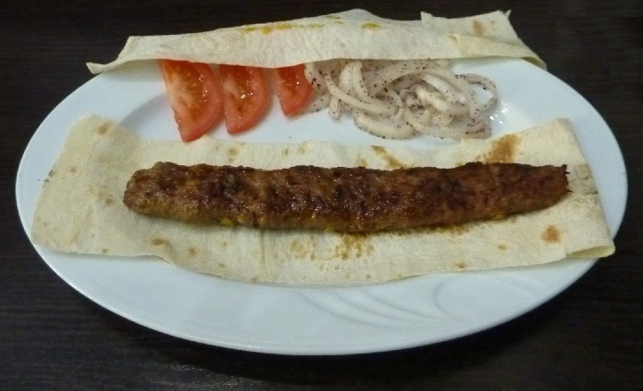 Kebabby sheesh kebab thing from Lviv: disappointing