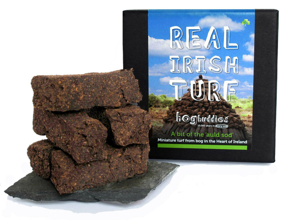 Peat turf, it looks a bit like our vegan kebab meat.